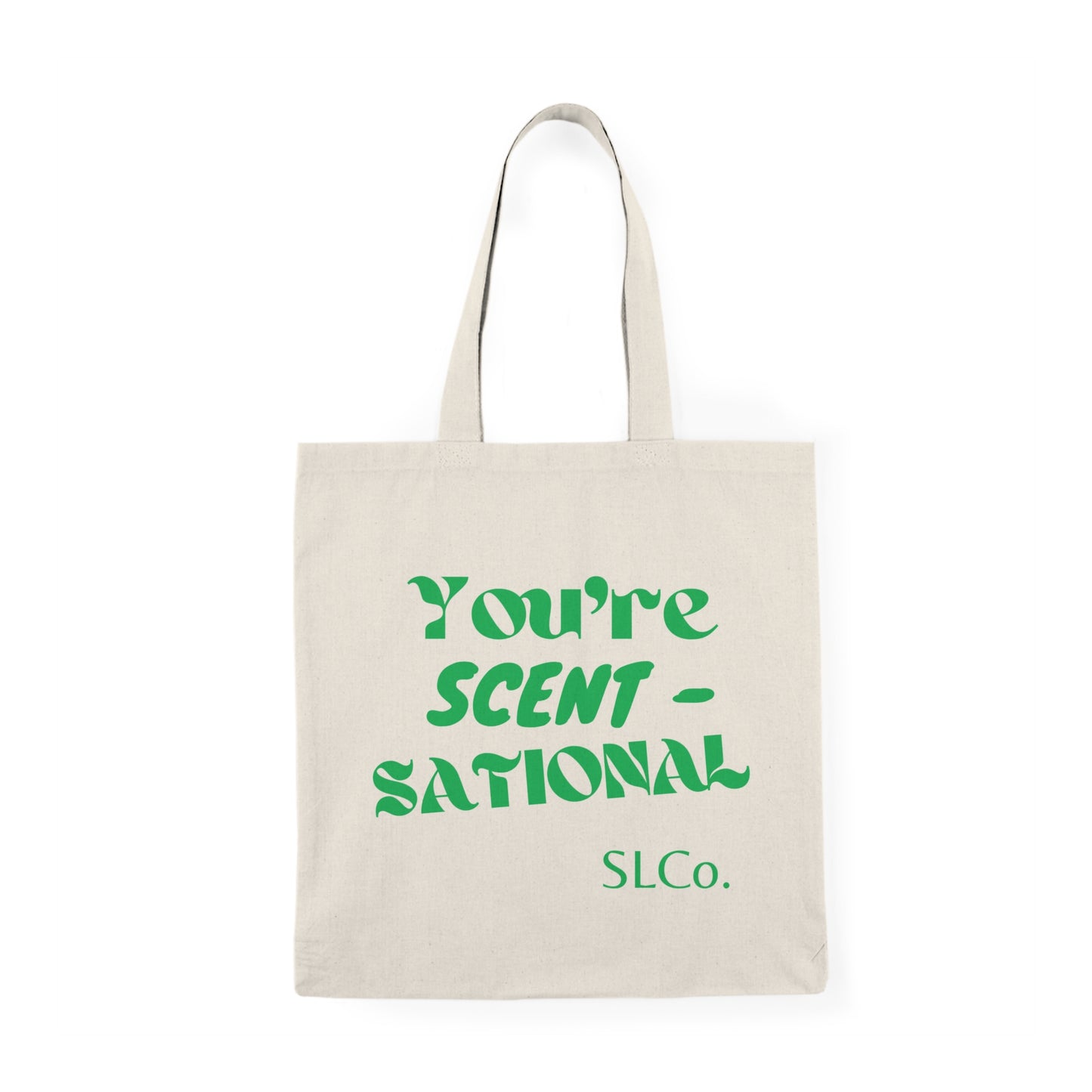 "Scent-Sational" Neon Green Tote Bag